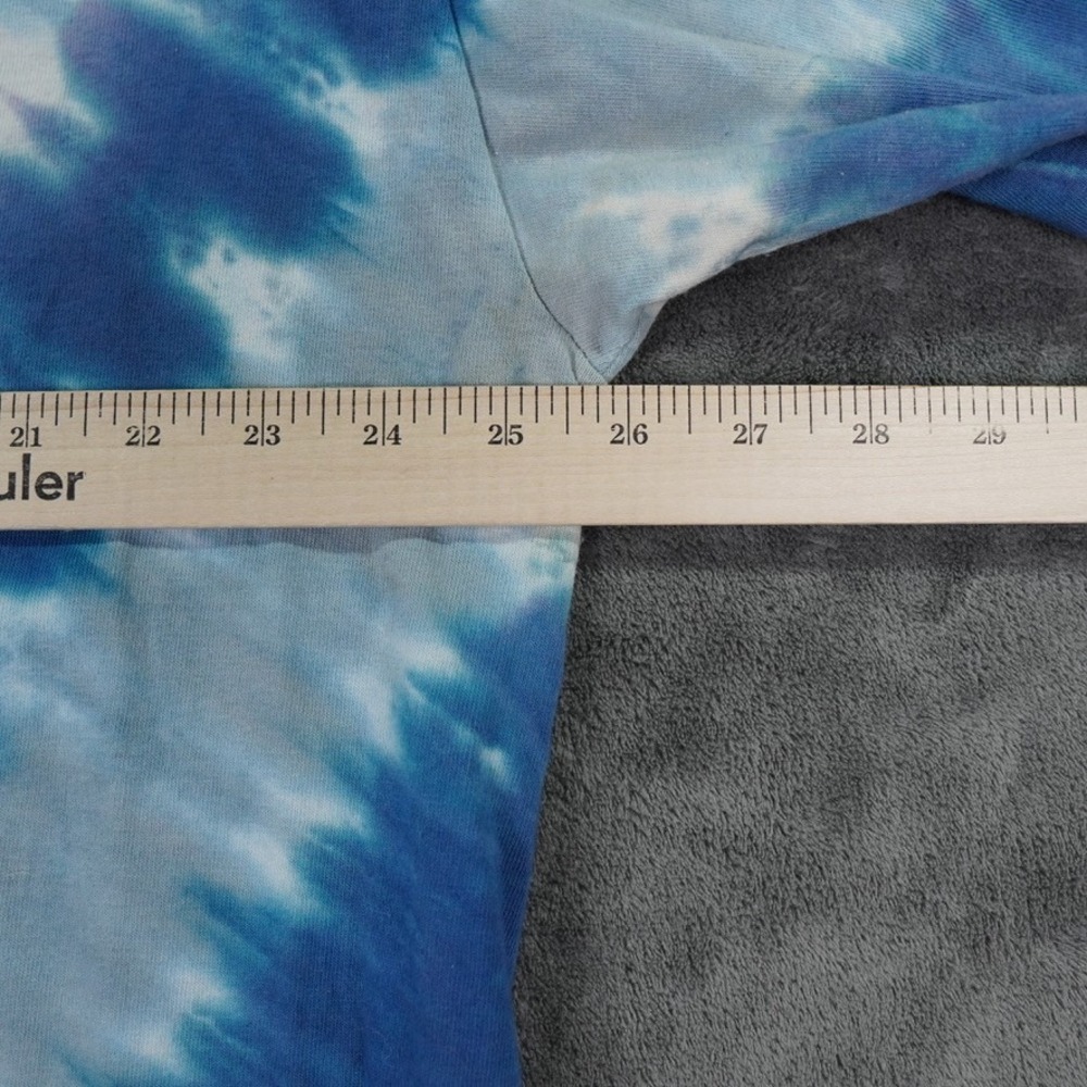 Harley Davidson T Shirt Mens XXL Blue Tie Dye American Made Logo V Graphic Biker - Picture 7 of 9